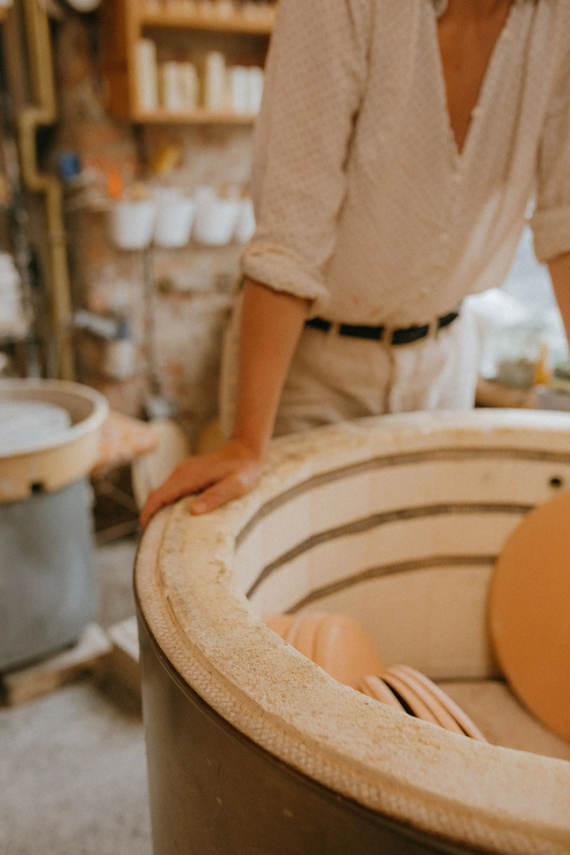 Artisan at work in the studio